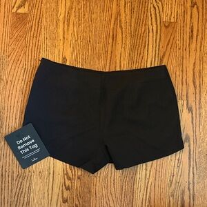 Lulu's Black High-Waist Tailored Stretch Shorts